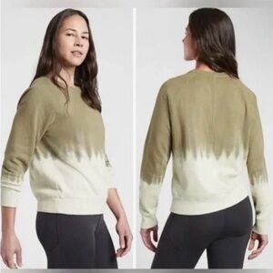 Athleta Olive Oversized Sweatshirt